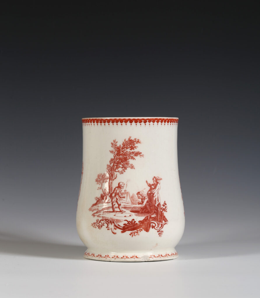 A BOW BALUSTER TANKARD