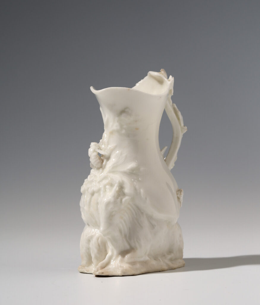 A CHELSEA ‘GOAT AND BEE’ MILK JUG