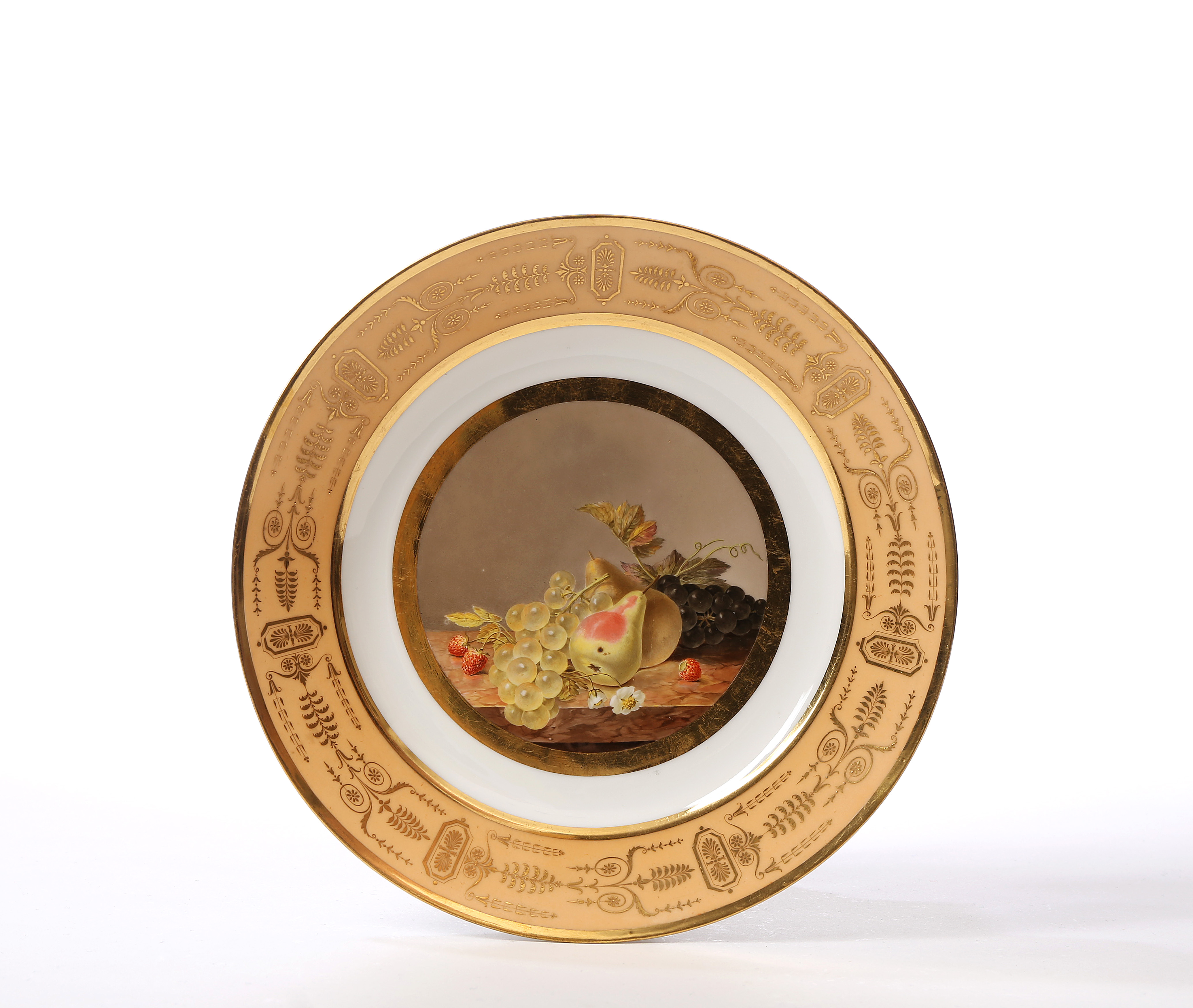 A Paris Porcelain Plate, Dihl and Guérhard