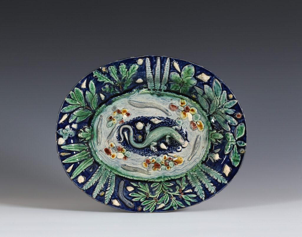 A POST-PALISSY ‘RUSTIQUES FIGULINES’ DISH