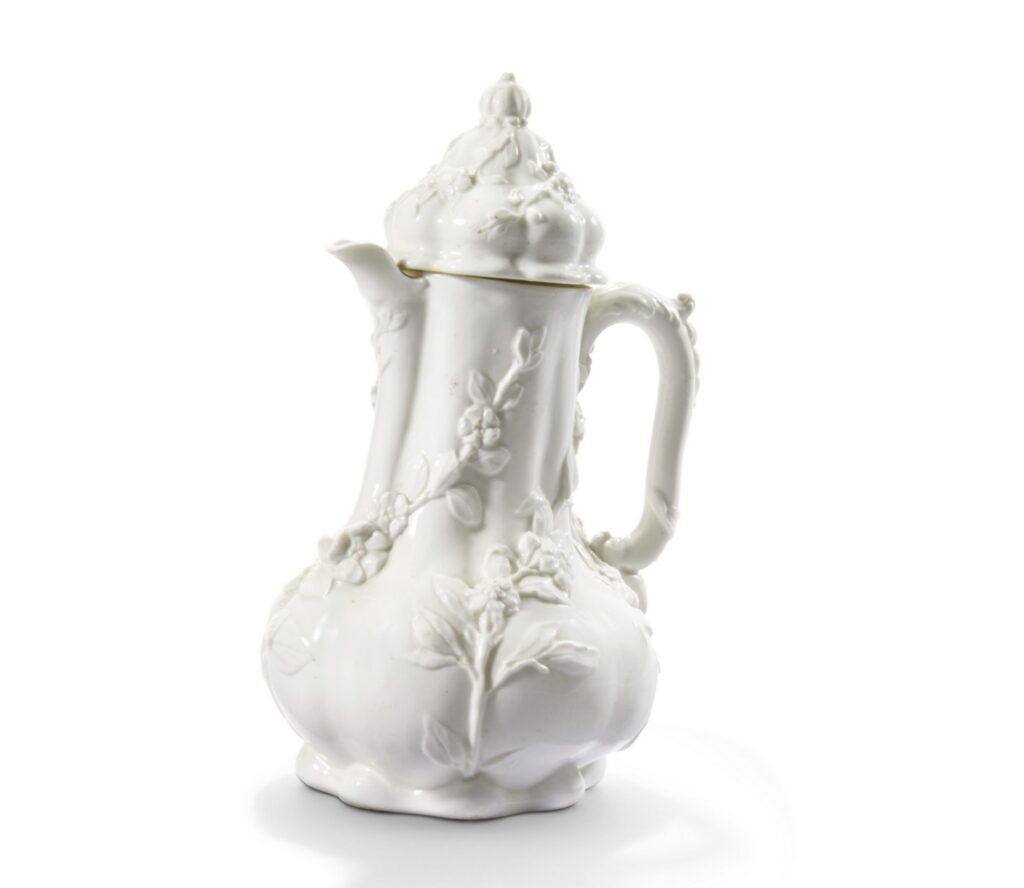 A CHELSEA ‘TEAPLANT’ COFFEE POT