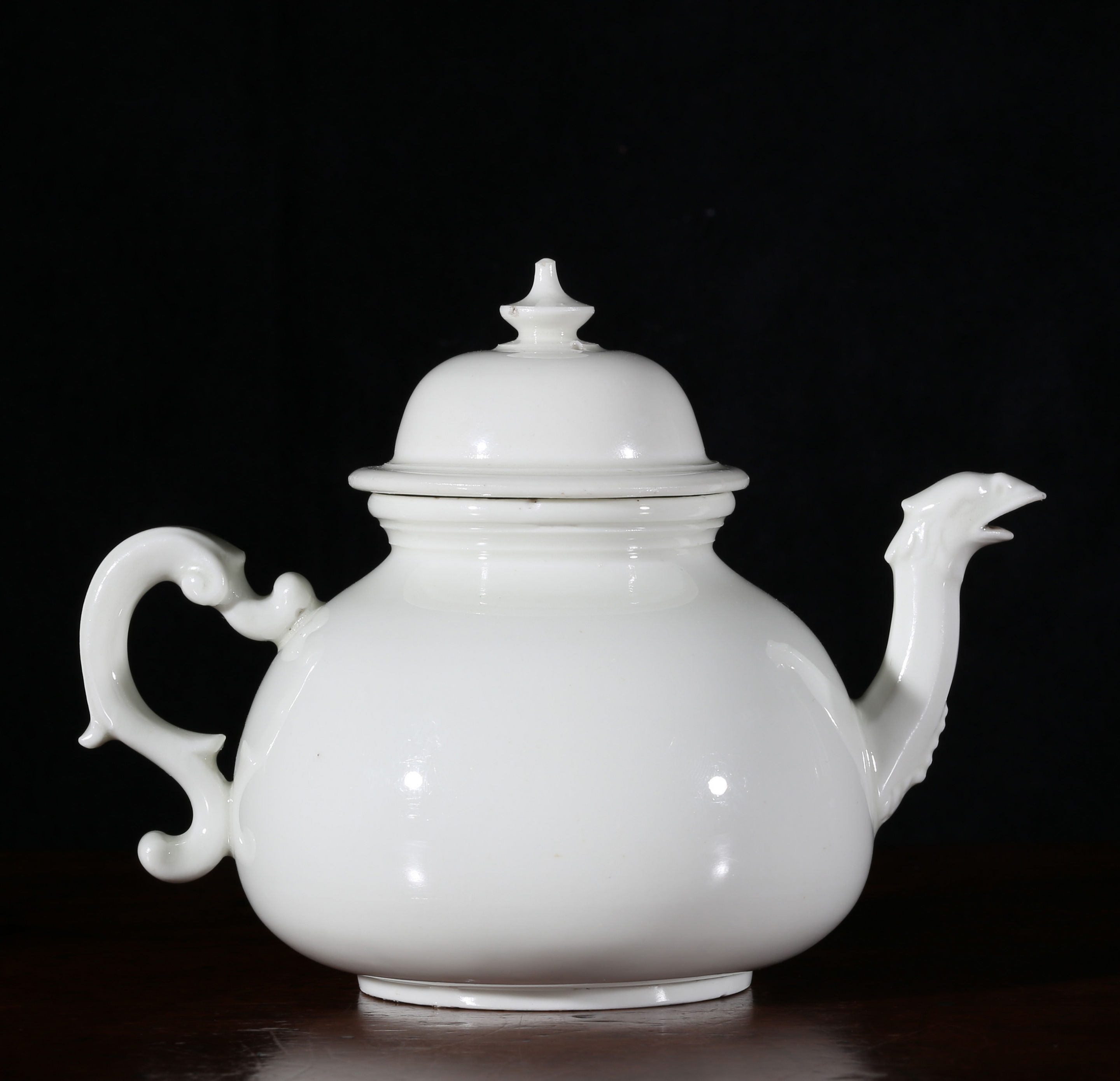 An Early Meissen Böttger Porcelain Teapot and Cover