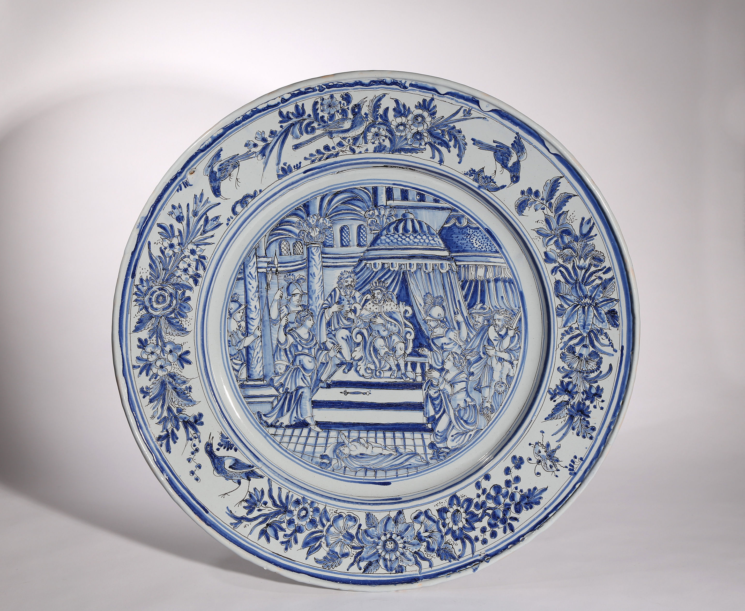 A Massive Nevers Faience charger