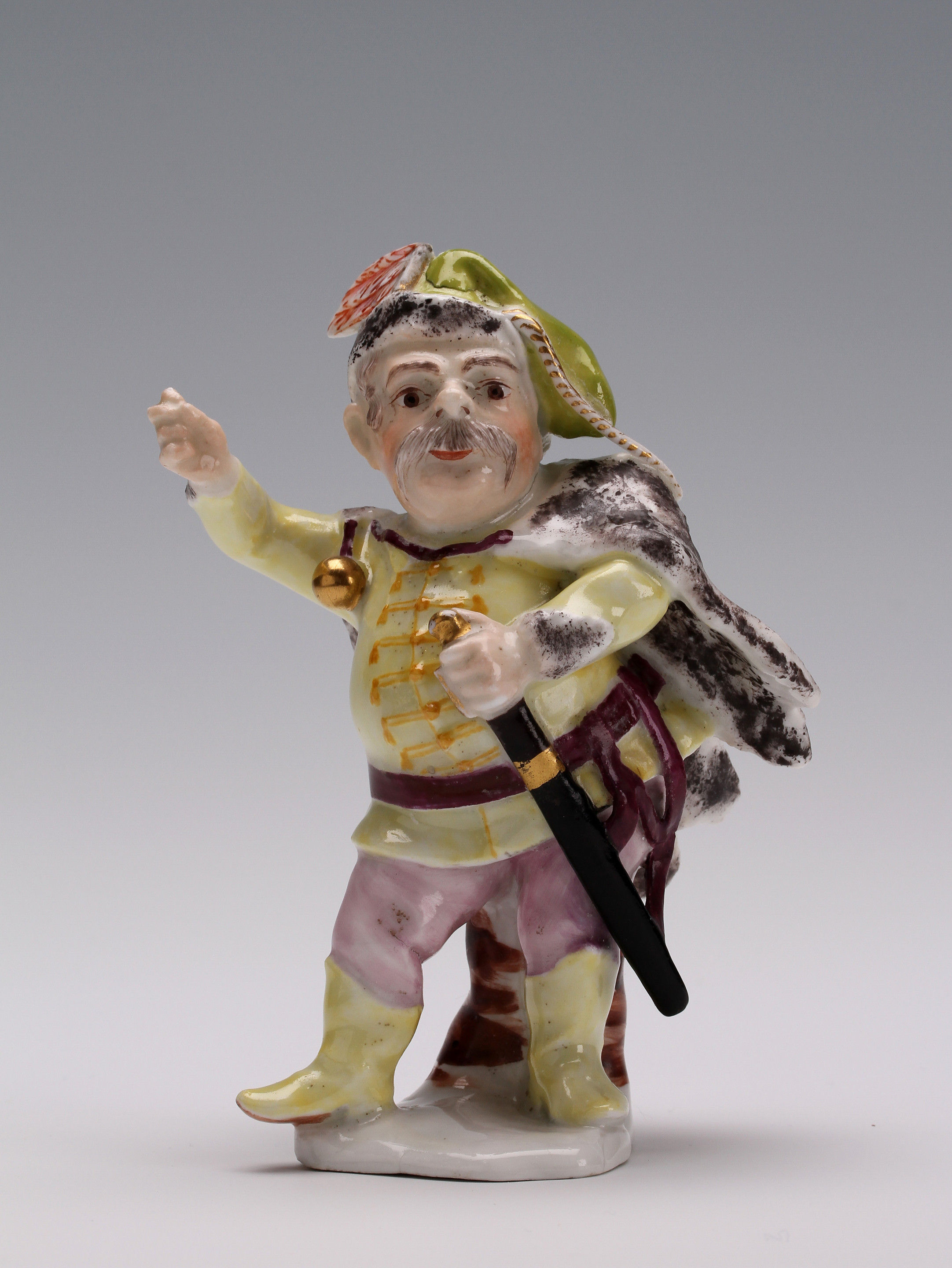 A Vienna figure of a Dwarf Hussar